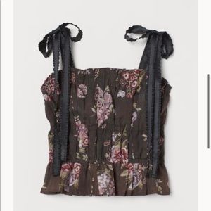 Brock Collection x H&M Tie Shoulder Top